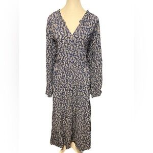 Old Navy Floral Blue Maxi Dress size XXL​